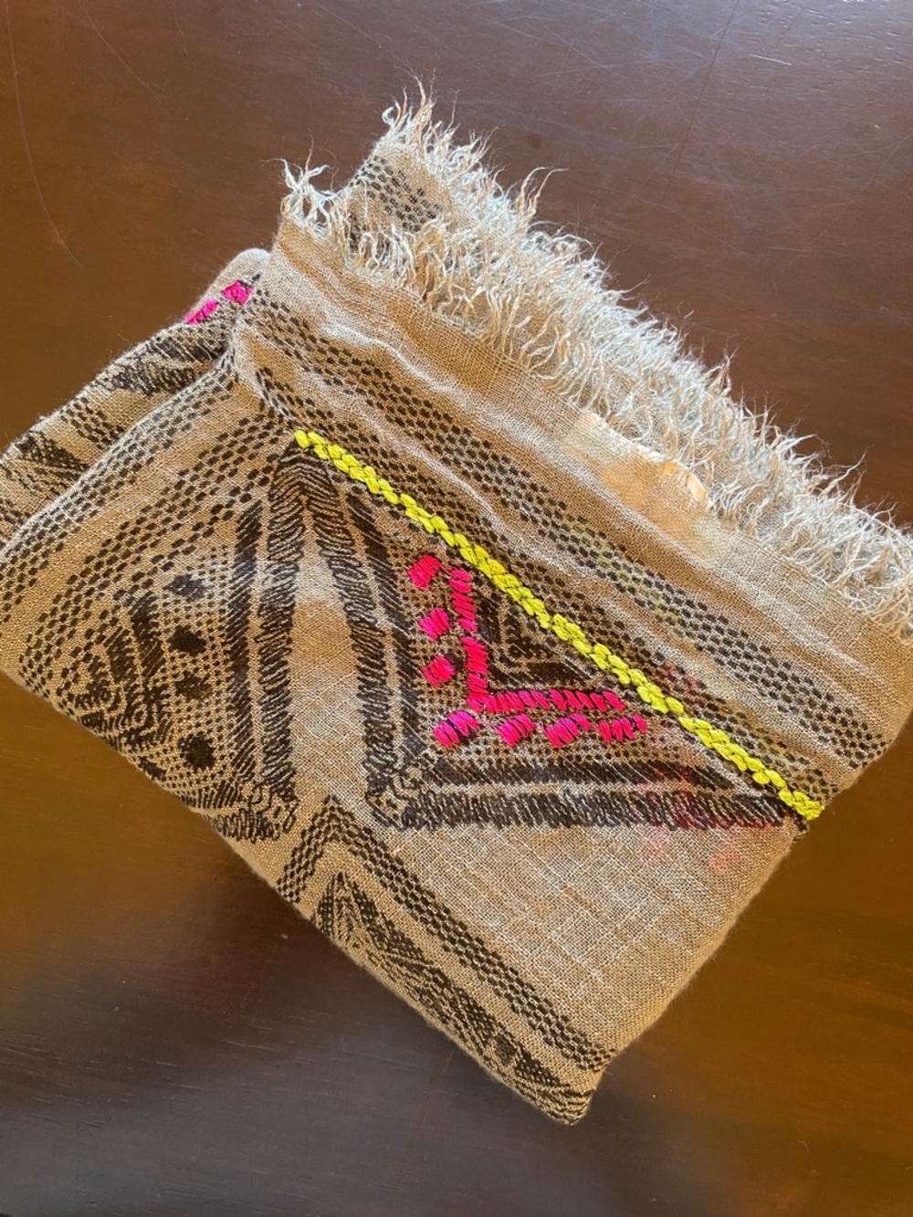 Anthro Staring at Stars Wrap Scarf